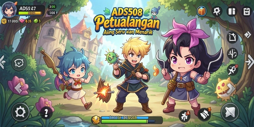 Tangkapan layar gameplay <strong>ADS508</strong> yang menunjukkan aksi seru di dunia Anime.