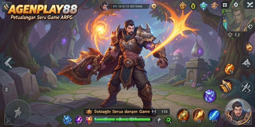 Tampilan utama gameplay <strong>AGENPLAY88</strong> yang menegangkan dan penuh aksi.