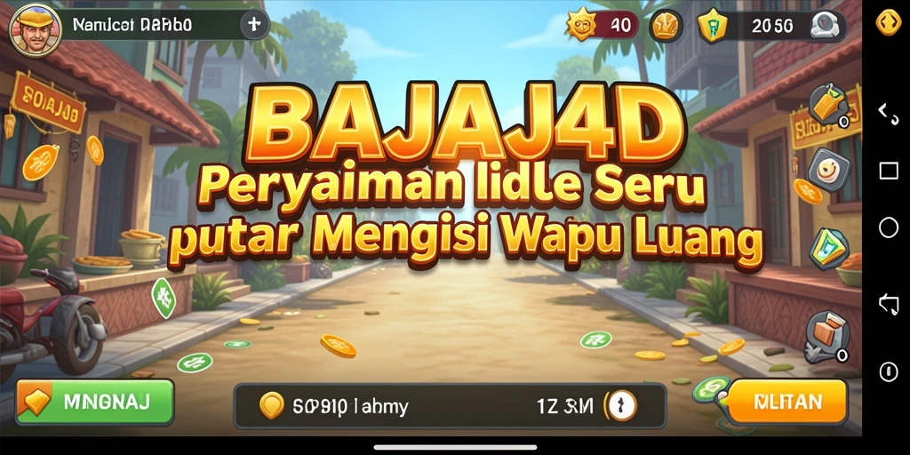 Screenshot gameplay BAJAJ4D menampilkan karakter yang mengumpulkan sumber daya.