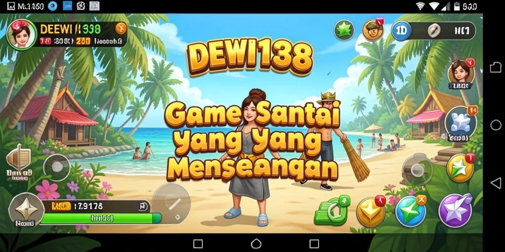 Tampilan gameplay DEWI138 yang penuh warna dan menarik.