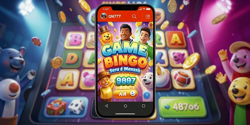 Tampilan gameplay Bingo yang seru dan interaktif dalam GN777.