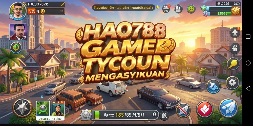 Tampilan gameplay seru dalam HAO788 yang penuh strategi Tycoon.