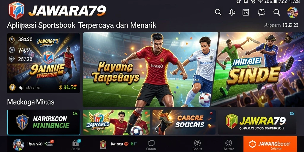 Tampilan gameplay JAWARA79 dalam taruhan olahraga yang menarik.