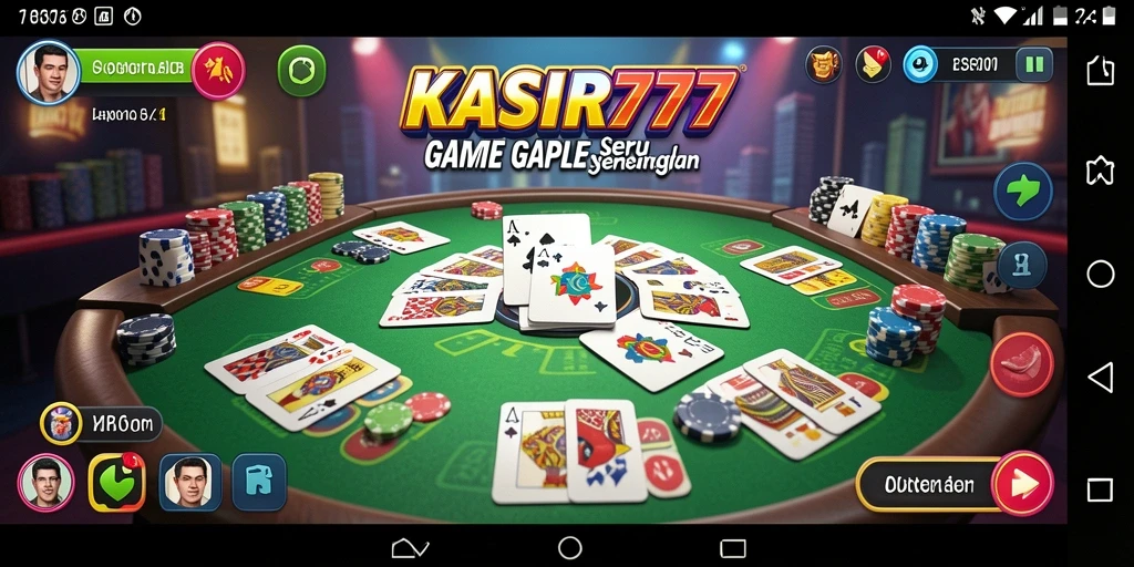 Tangkapan layar gameplay KASIR777 menampilkan momen seru bermain Gaple.