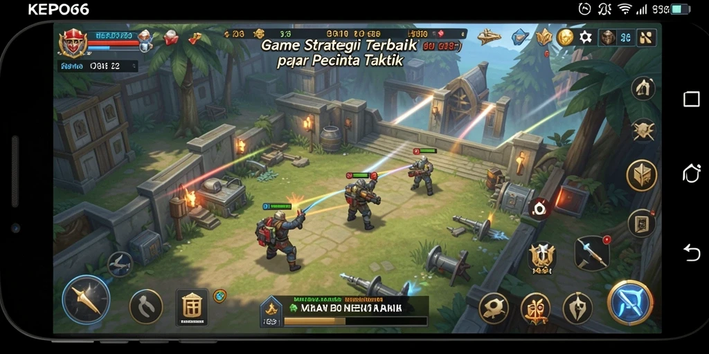 Tampilan gameplay strategis yang mendebarkan di KEPO66.