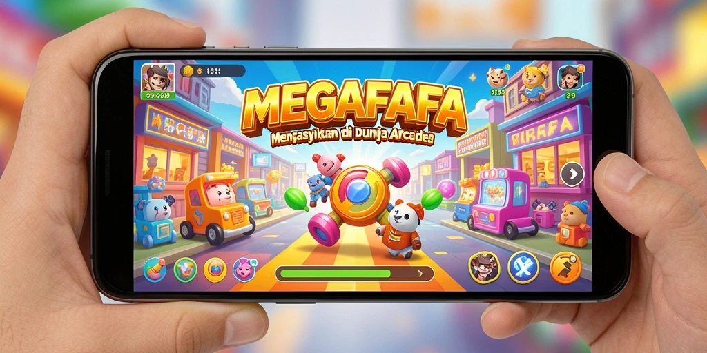 Tampilan gameplay seru dari MEGAFAFA dengan banyak tantangan.