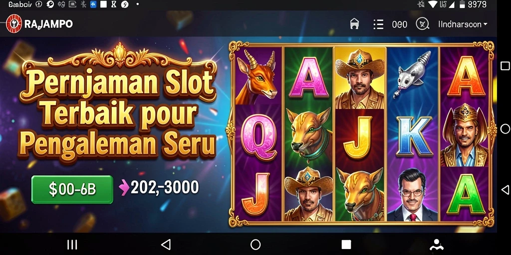Screenshot utama RAJAMPO menampilkan gameplay yang menarik.