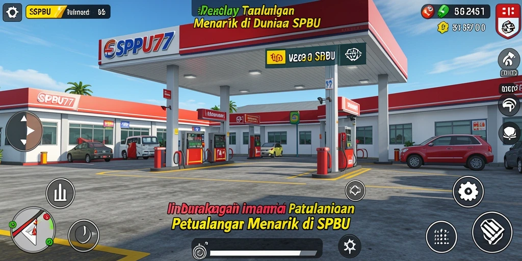 Menampilkan gameplay seru di dunia SPBU yang menantang.