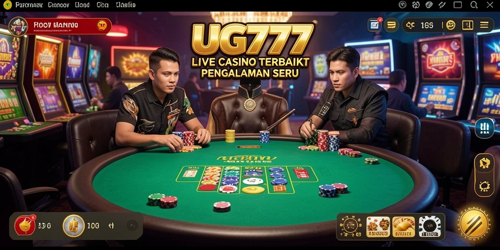 Tampilan menarik dari gameplay Live Casino yang mendebarkan.